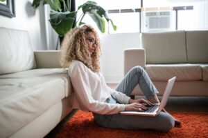woman laptop